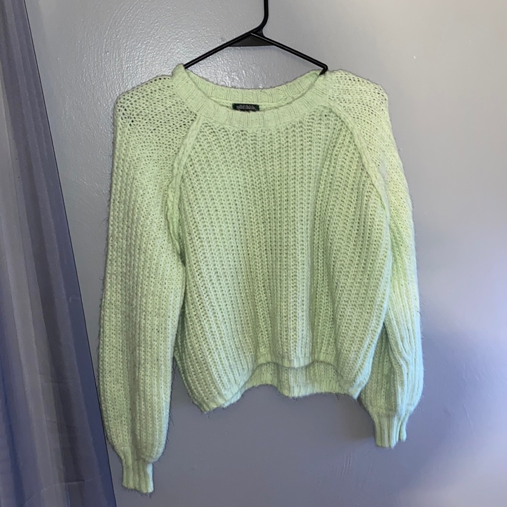 Soft knit cropped sweater